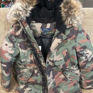 Polo by Ralph Lauren Camouflage Kids Puffer Jacket